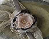 Wedding Wrist Corsage Made to order by My Broken Art on Etsy