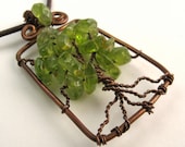 Peridot Tree Necklace