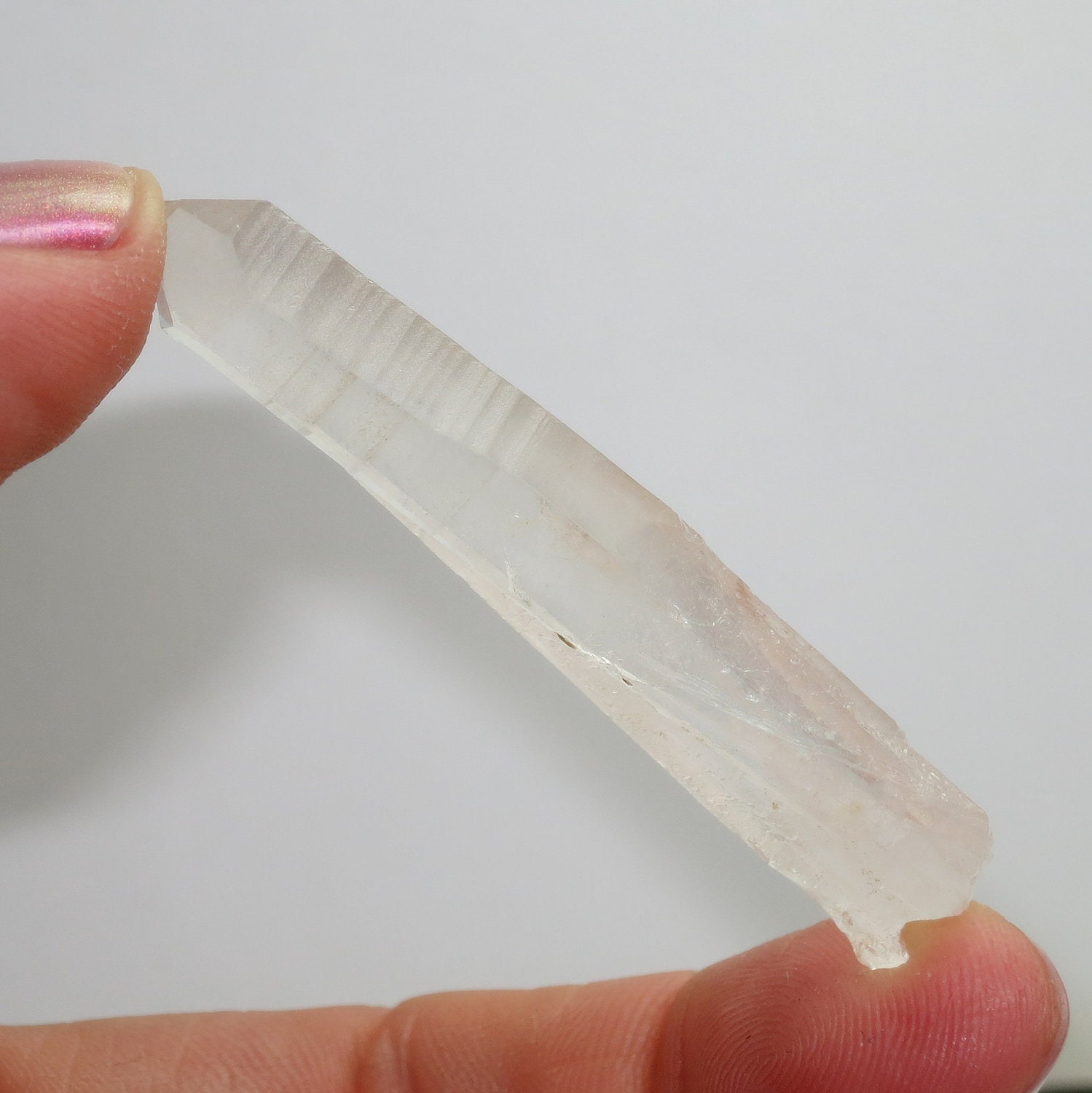 No Red - Ultimate Support and Caring - RED Lemurian Quartz Point - 2012 Shipment - Brazil