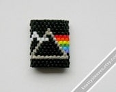 Dreadlock Bead - Peyote Stitch Dread Sleeve - Eclipse