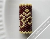 Dreadlock Bead - Peyote Stitch Dread Sleeve - Small Om