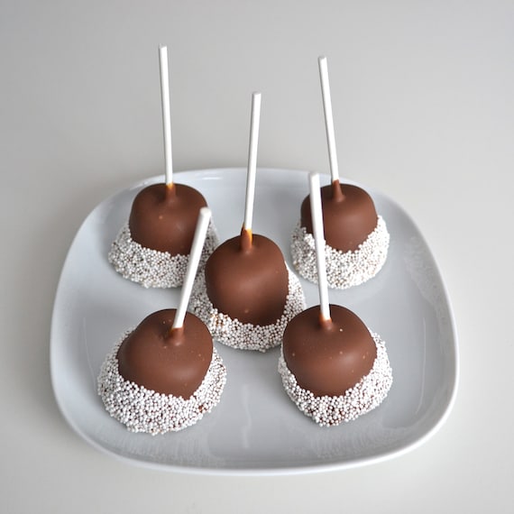 Chocolate Covered Marshmallows & White Nonpareils Il_570xn