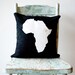 My Heart is in AFRICA Throw Pillow / 14 x 14 / Not for Profit