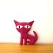 Kitty Colored Corduroy Fucshia