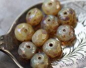 CASHMERE GLOW .. Picasso Czech Opal Glass Beads (2598-10)