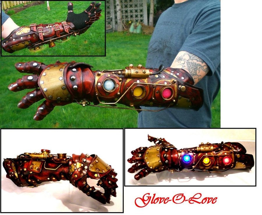 Custom made Steampunk Robot Arm gauntlet