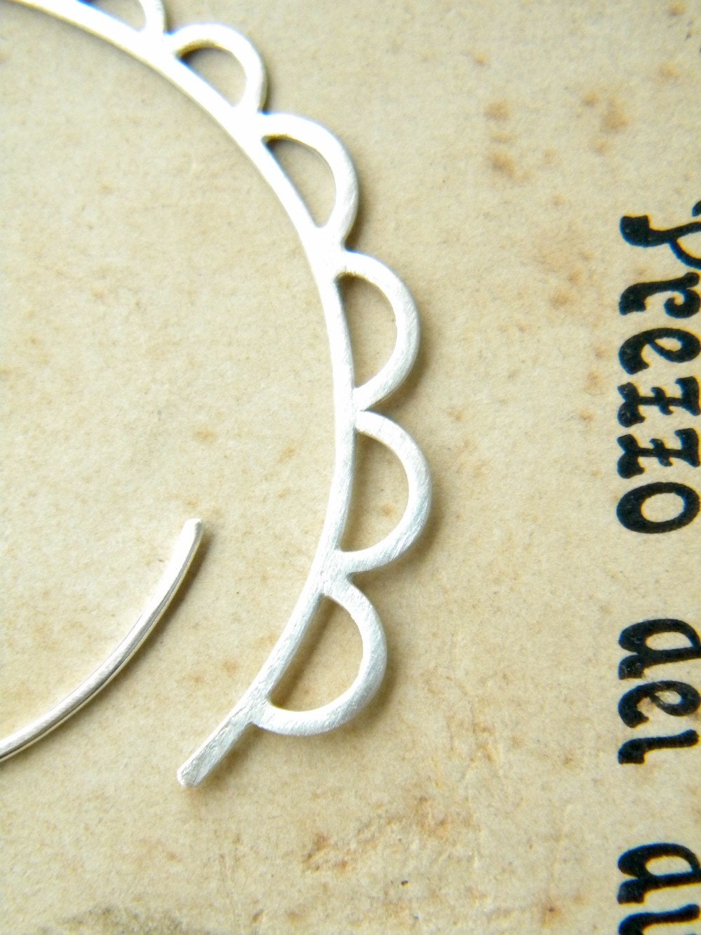 The Extrovert - funky sterling silver open hoops with bubbles