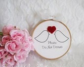 Do Not Disturb Door Hanger Embroidery Art
