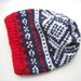 Slouchy Nordic Winter Hat - PDF knitting pattern