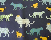 Fat Quarter - Lions - Urban Circus II Fabric