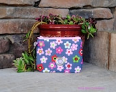 Dog Poopie Pouch - Pink Flowers