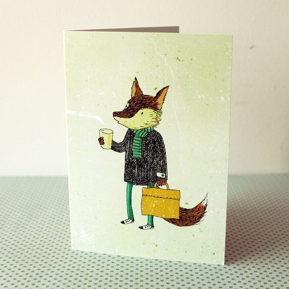 Mr. Fox and coffee card