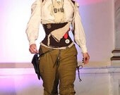 Steampunk Inspired Alice Quartermain's Field Glasses Necklace. Old Binocluars or Opera Glasses.