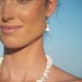 Beach Wedding Shell Lei Earrings