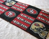 San Francisco Forty Niners 49ers Winter Fleece Scarf Football