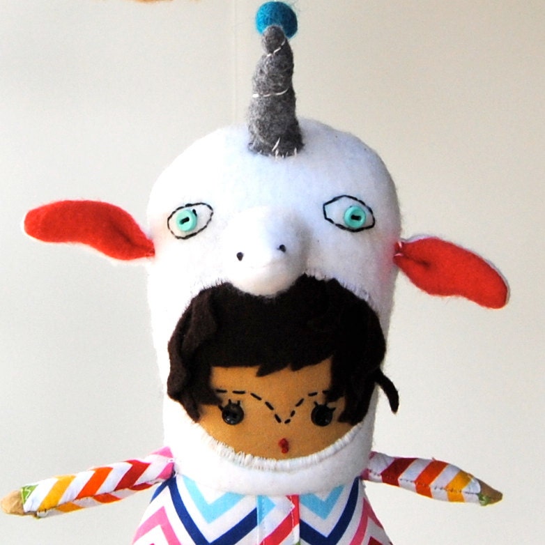A Personalized Baby Mobile of the Wee One's Family