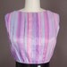 vintage 1950s dress 50s dress full skirt striped pastel party plus size