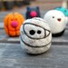 Needle Felted Spooky Egg Set MADE TO ORDER