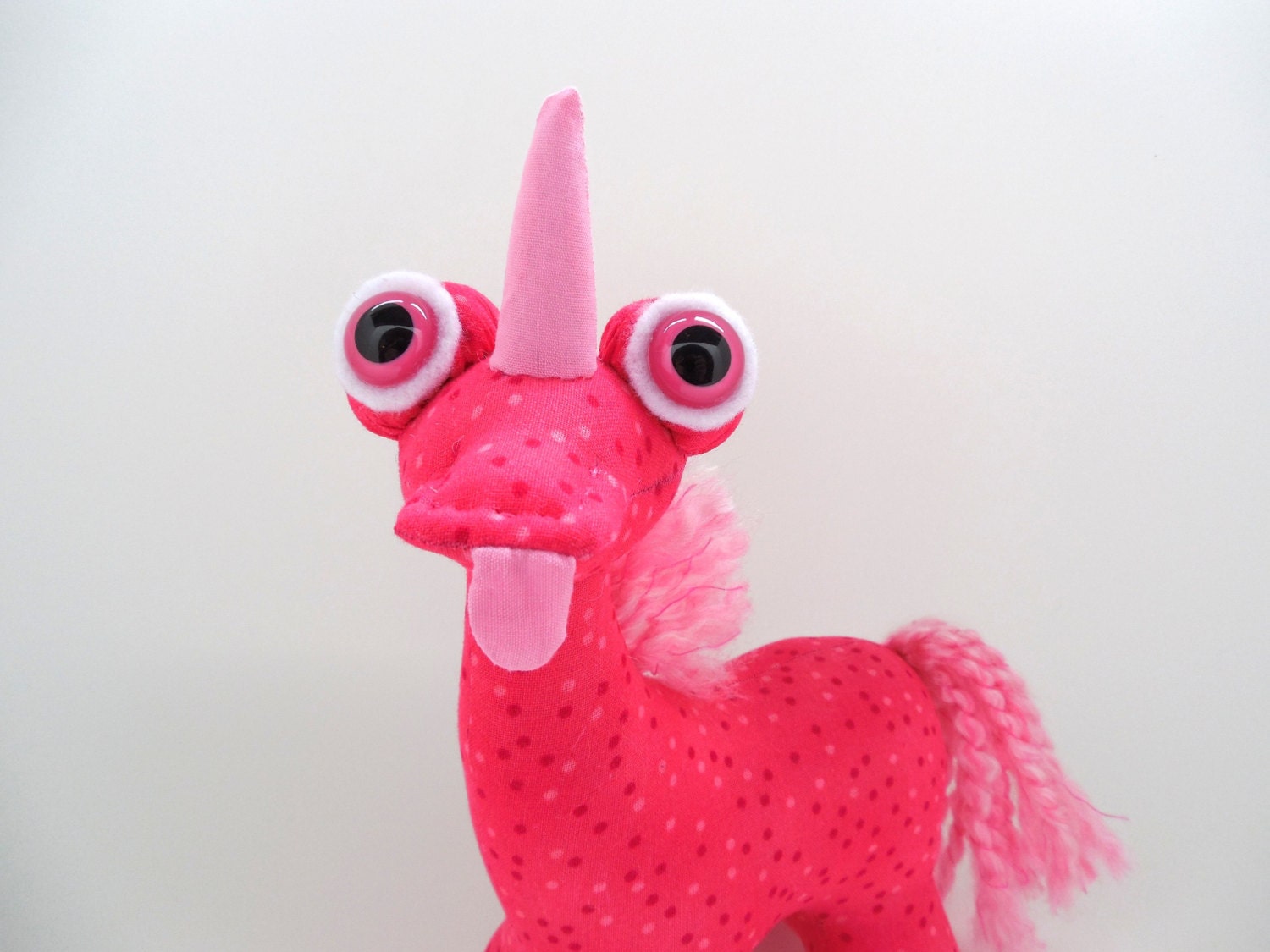 Cute Unicorn Alien Plush, Weird Fantasy Stuffed Animal by Adopt an Alien named Shiloh