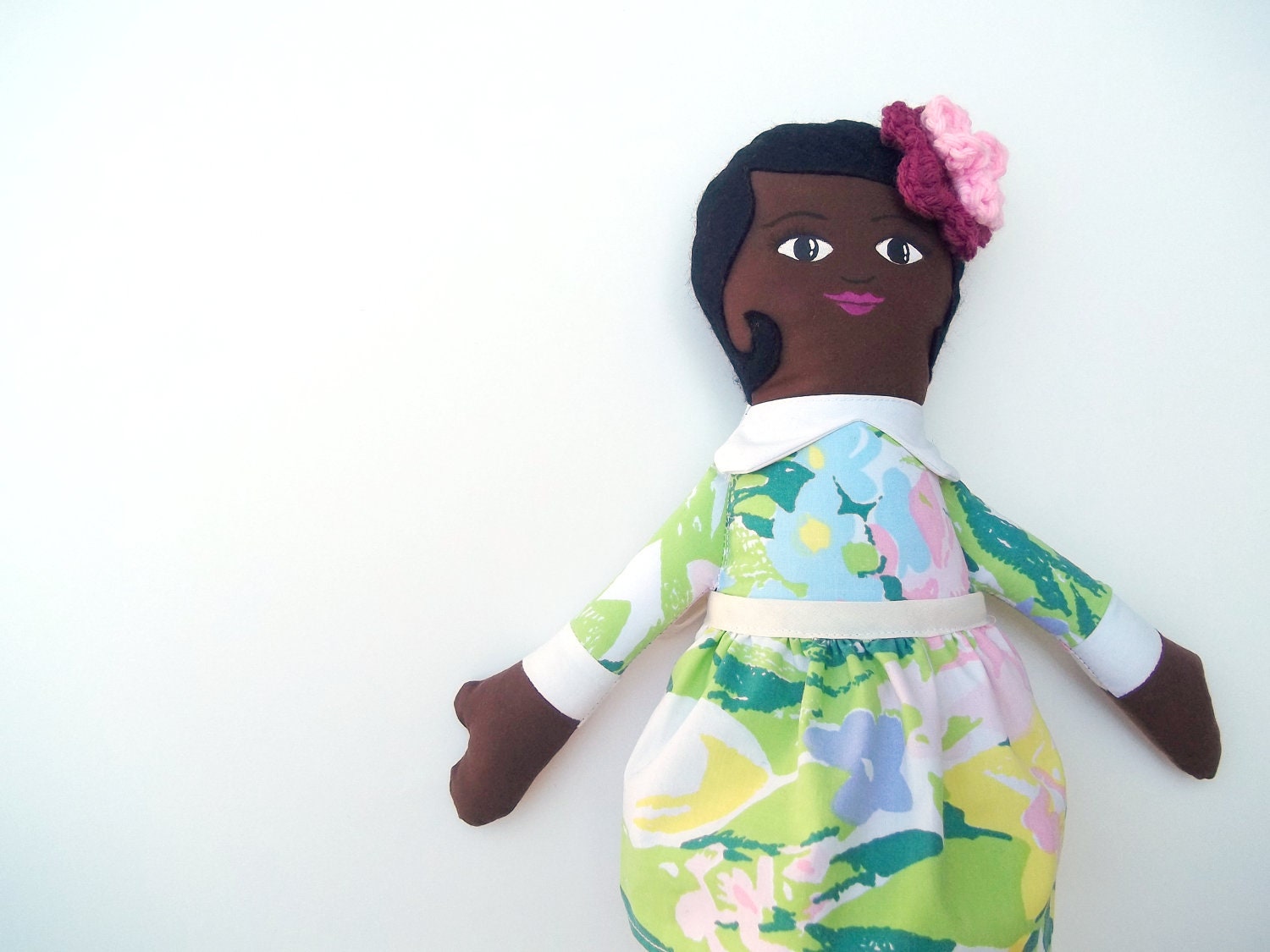 Fabric Doll, Rag Doll African American