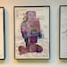 Framed Toy Robot Print Trio