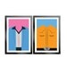 True Stories Outfit Prints - David Byrne and John Goodman