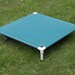 Large Dog Bed, Raised Dog Pet Cot, 12 Canvas Colors, Can Be Used Indoor-Outside 44x44x10