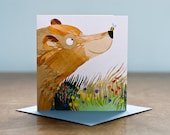 Bear and Bee greetings card