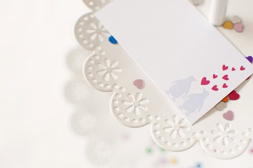 Antarctic Love - Mini Note Cards (set of 10 cards)