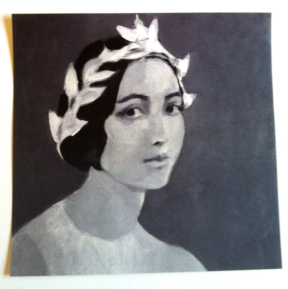 Young lady / Print of original drawing