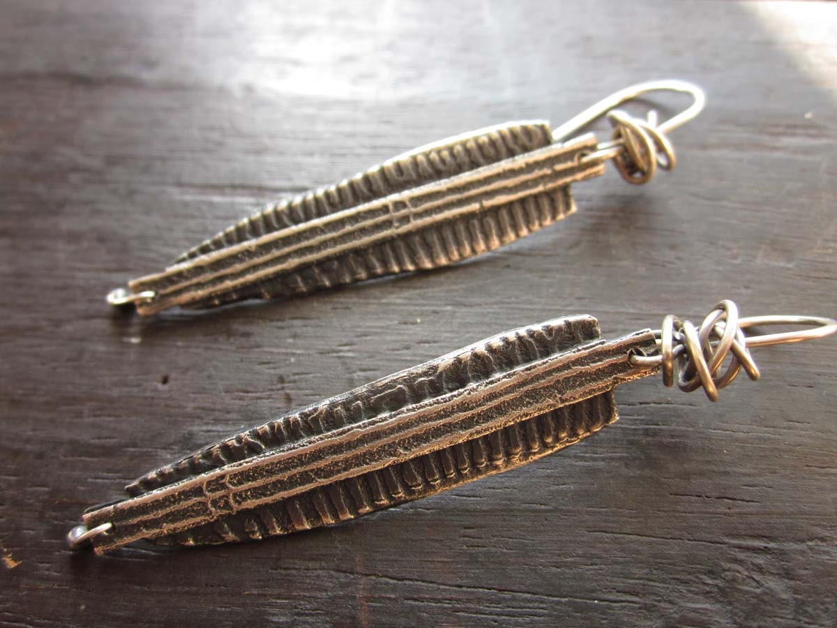 Silver Tribal Earrings