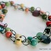 Colorful tribal necklace, Acai bead, tagua, eco jewelry
