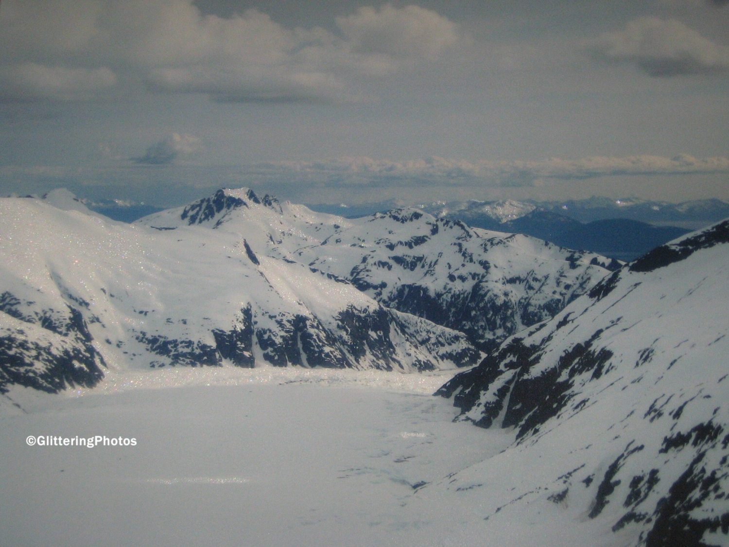 Alaska Mountains Fine Art Photograph Print 16 x 20 Matte Finish Framed OOAK