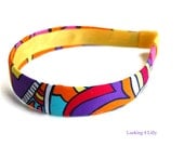 Lilly Pultizer headband Lilly Fabric Optical Confusion