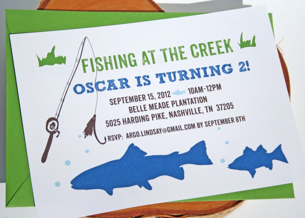Fishing Party Invitation