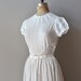 1930s dress / swiss dot 30s dress / Osmanthus dress