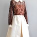 vintage 60s dress / 60s dress / lace dress / Suzette dress