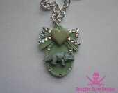 Triceratops Dinosaur Pendant Necklace