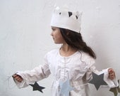 Organic Wool Felt Crown Toy - Kids Birthday Crown - Queen King Play Crown - Eco Friendly Childrens Gift