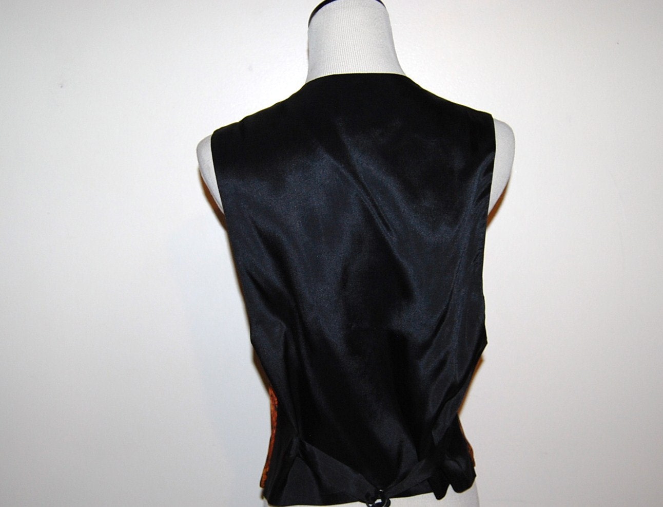 Vintage Exotic Rose Vest