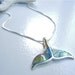 Abalone Whale Tail Necklace