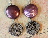 Etched Silver with Purple Pearl