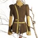 Khaki Moss Green Jacket Handmade Romantic Featured In Belle Armoire magazine winter 2013