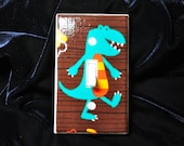 Dinosaur Light Switch Plate Cover Single  (STANDARD SIZE)
