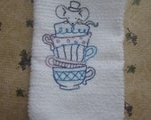 Mouse Tea Party Kitchen Towel