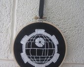 Death Star hoop art