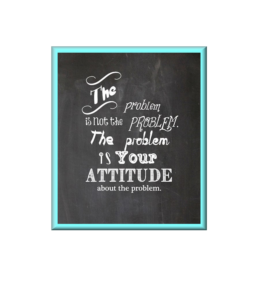 Typography Art Print Chalkboard Print 8 x 10 Unframed