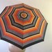 Beautiful striped Vintage Umbrella // Parasol