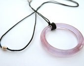 Lilac Hoop Necklace