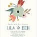 Sweet Bunch- Printable Wedding Invitation & Thank You card set